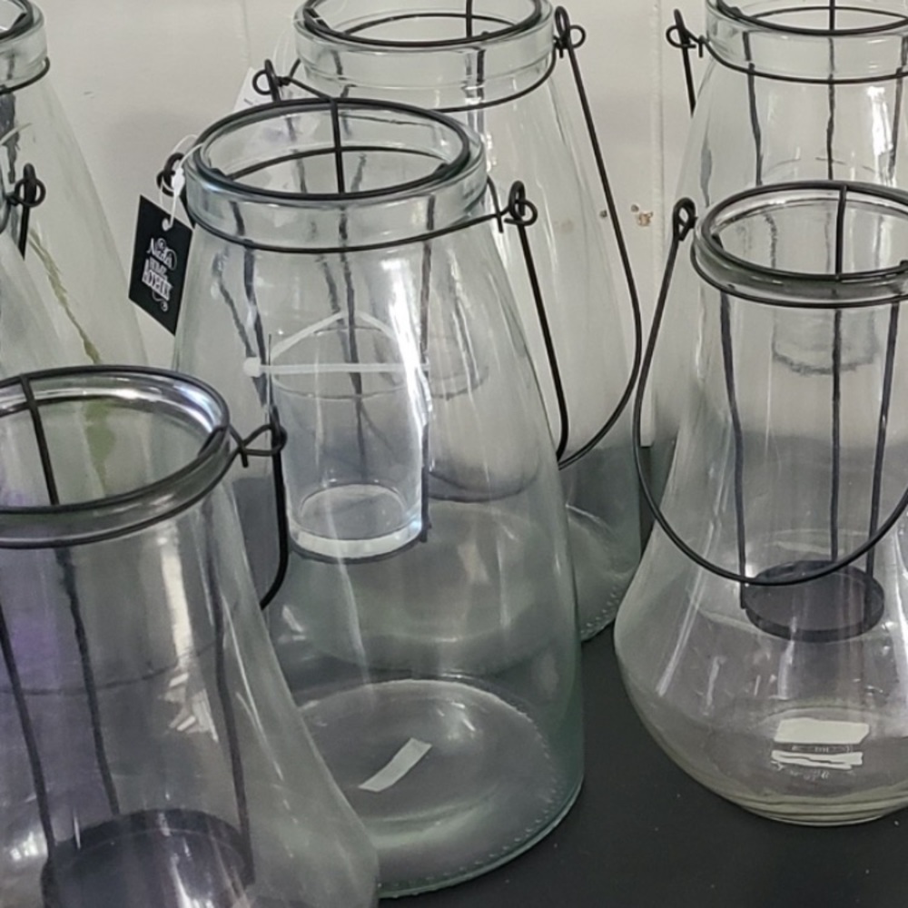 NWT Ocean State Job Lot Glass Candle Lanterns (14 Left!)